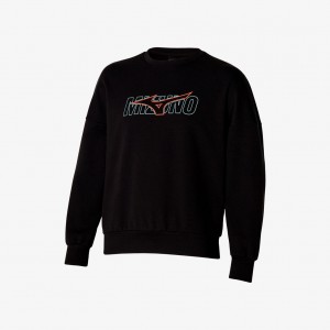 Mizuno ATHLETIC GRAPHIC CREW Black | AU_MZN68657