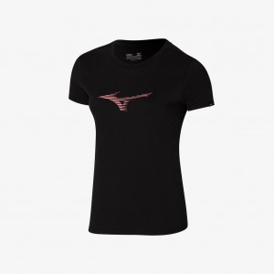 Mizuno ATHLETIC RB TEE Black | AU_MZN22863