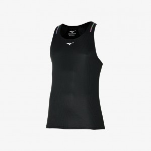 Mizuno DRY AEROFLOW TANK Black | AU_MZN97414