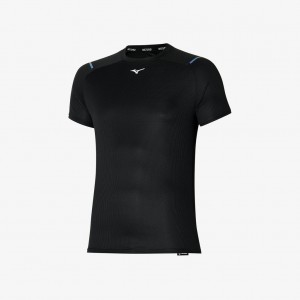 Mizuno DRY AEROFLOW TEE Black | AU_MZN97412