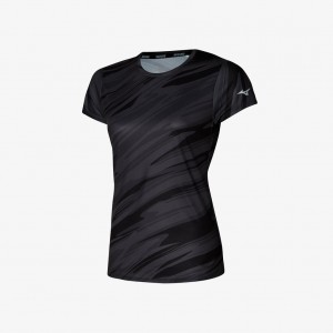 Mizuno IMPULSE CORE GRAPHIC TEE Black | AU_MZN86508