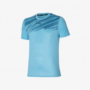Mizuno IMPULSE CORE GRAPHIC TEE Blue | AU_MZN79025