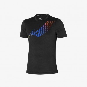 Mizuno IMPULSE GRAPHIC RB TEE Black | AU_MZN44655