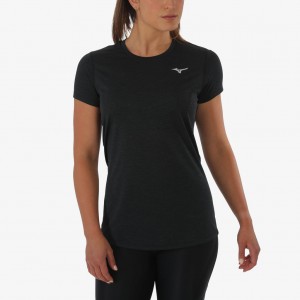 Mizuno IMPULSE GRAPHIC TEE Black | AU_MZN73871