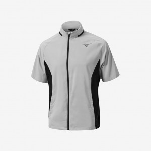 Mizuno MIZUNO DRIZZLE HOODIE T Grey | AU_MZN75750