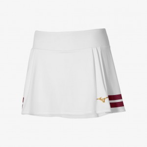 Mizuno PRINTED FLYING SKIRT White | AU_MZN19801
