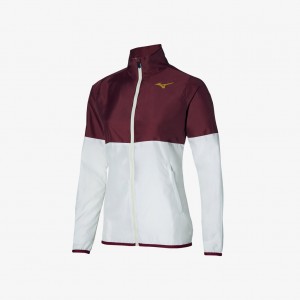 Mizuno PRINTED JACKET Brown White | AU_MZN21176